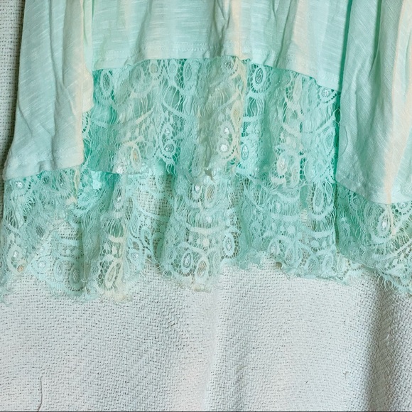 Freshman, small, sea foam green flowy tank top - Picture 5 of 5